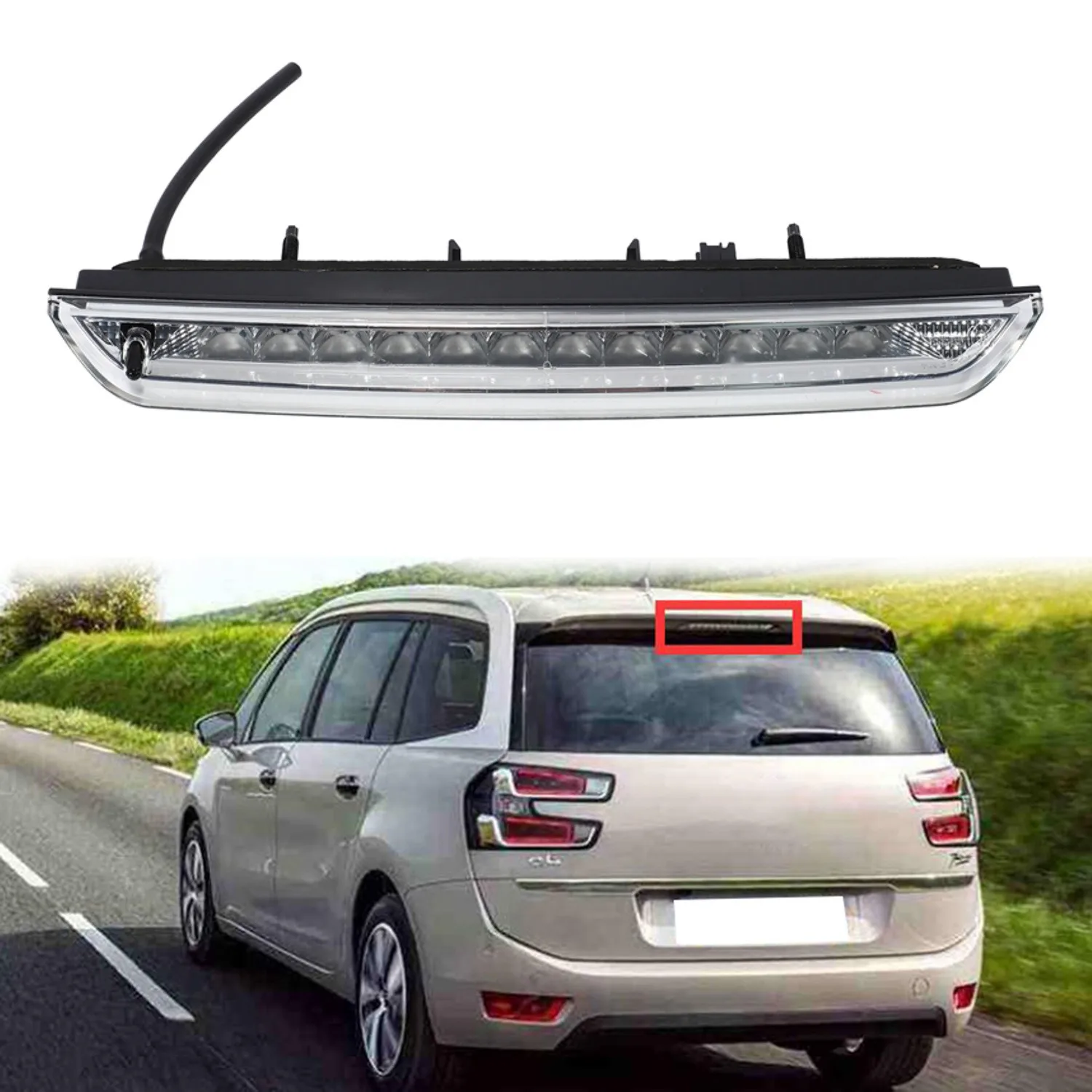 LED High Mount Stop Lamp for Peugeot and Citroen 2 LED High Mount Stop Lamp for Peugeot and Citroen - Image 2