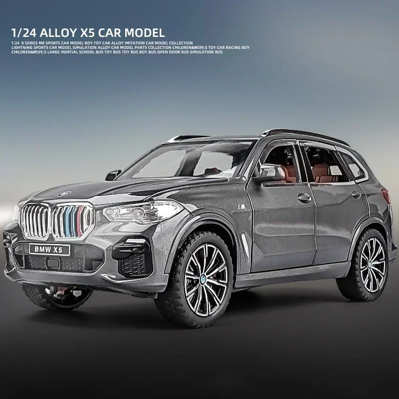 1:24 Scale BMW X5 SUV Model with Sound and Lights 5 1:24 Scale BMW X5 SUV Model with Sound and Lights - Image 5