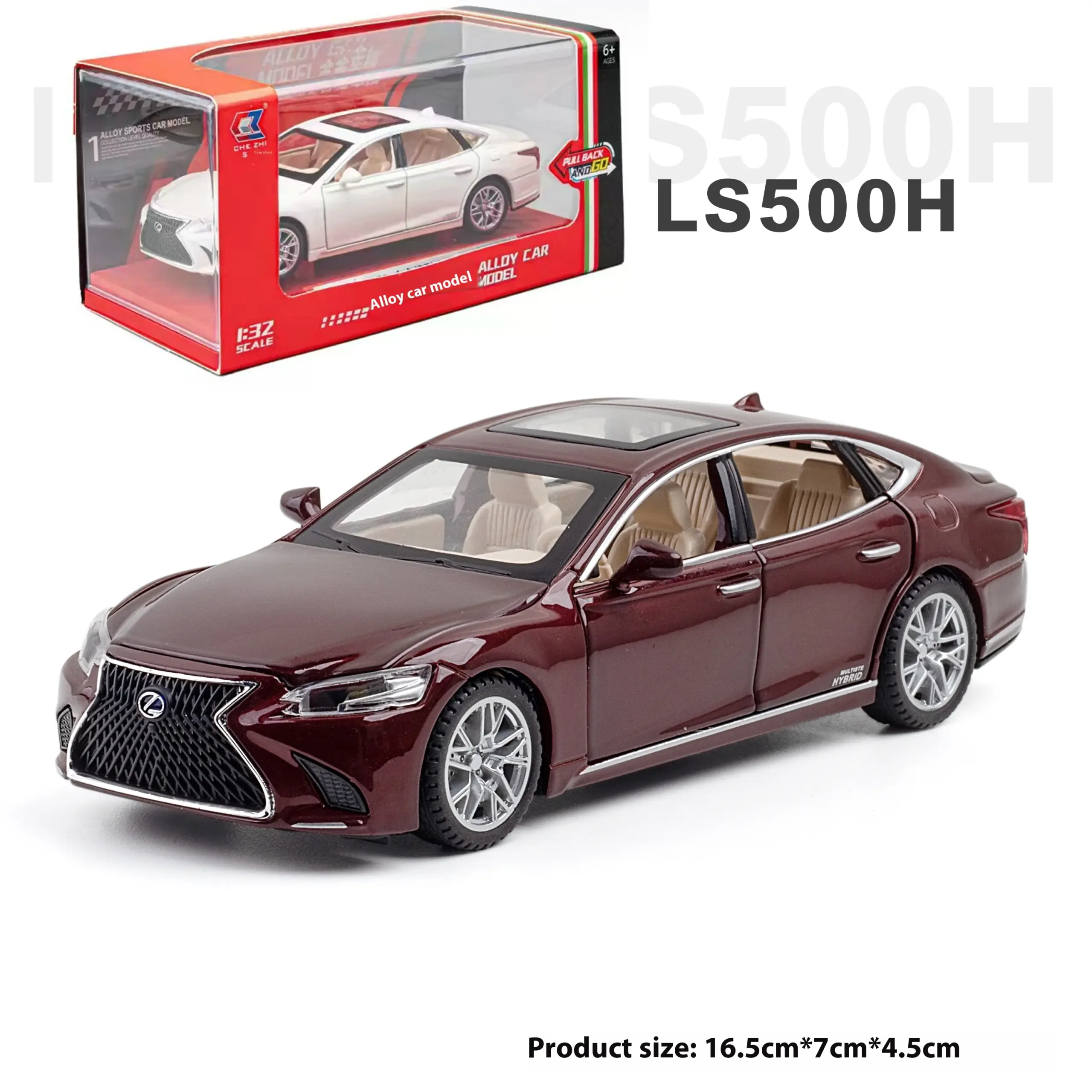 1:32 Scale Alloy Die-Cast LS500 Car Model 7 1:32 Scale Alloy Die-Cast LS500 Car Model - Image 7