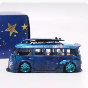 Diecast 1/64 VW T1 Van Model Car 9 S5f1fe1dbf3ad4e64a91f9a274bcc69ebJ