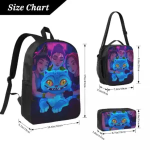 Kpop Demon Hunters Huntrix Backpack Set 12 S5fb87bb9f2214727a14aeee30af3a41aB