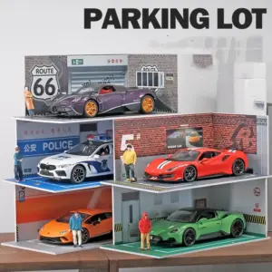 1/24 Scale Assembled PVC Parking Lot Model 12 S600c8aac73d14766b695d8fc27866d78f