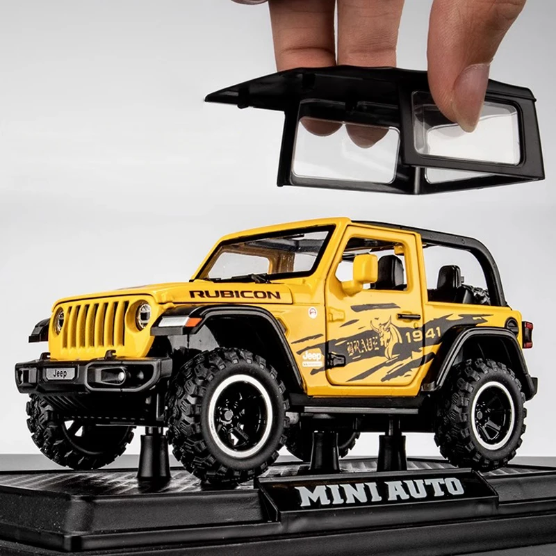 1:32 Scale Jeep Wrangler Rubicon Diecast Model 3 1:32 Scale Jeep Wrangler Rubicon Diecast Model - Image 3