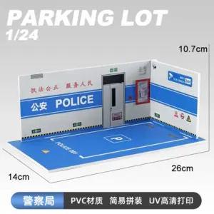 1/24 Scale Assembled PVC Parking Lot Model 20 S610f954e890b416fb3b97c67a93b3b9d7