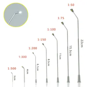 Set of 50 Miniature Street Lampposts with LEDs 14 S6184c8e4cfd74ef5a5657b0093f7881b2