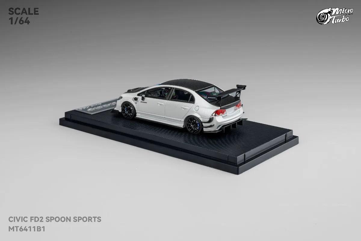 Honda Civic FD2 Spoon Sports 1/64 Diecast Model 4 Honda Civic FD2 Spoon Sports 1/64 Diecast Model - Image 4