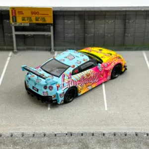 Diecast 1/64 Scale Nissan GTR R35 LB Model 10 S624bfe3970114f7c94c6bdbdac776417x