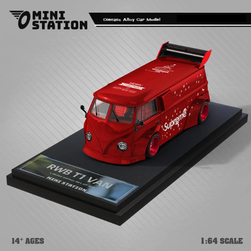 Mini Station 1:64 RWB 964/T1 Alloy Car Set 3 Mini Station 1:64 RWB 964/T1 Alloy Car Set - Image 3