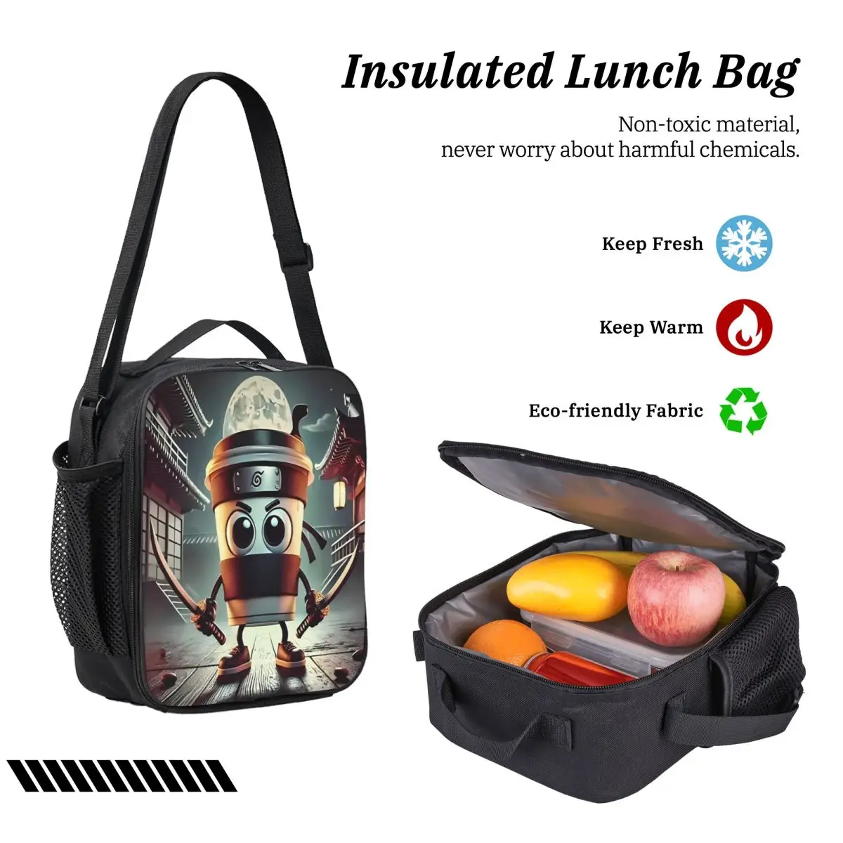 Kids Backpack and Lunch Box Set Ninja Style 4 Kids Backpack and Lunch Box Set Ninja Style - Image 4