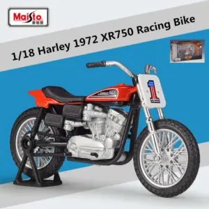 Harley Davidson XR750 1:18 Scale Model Motorcycle 15 S62c5f5ef2ecc4ea1a385d934a350525bU