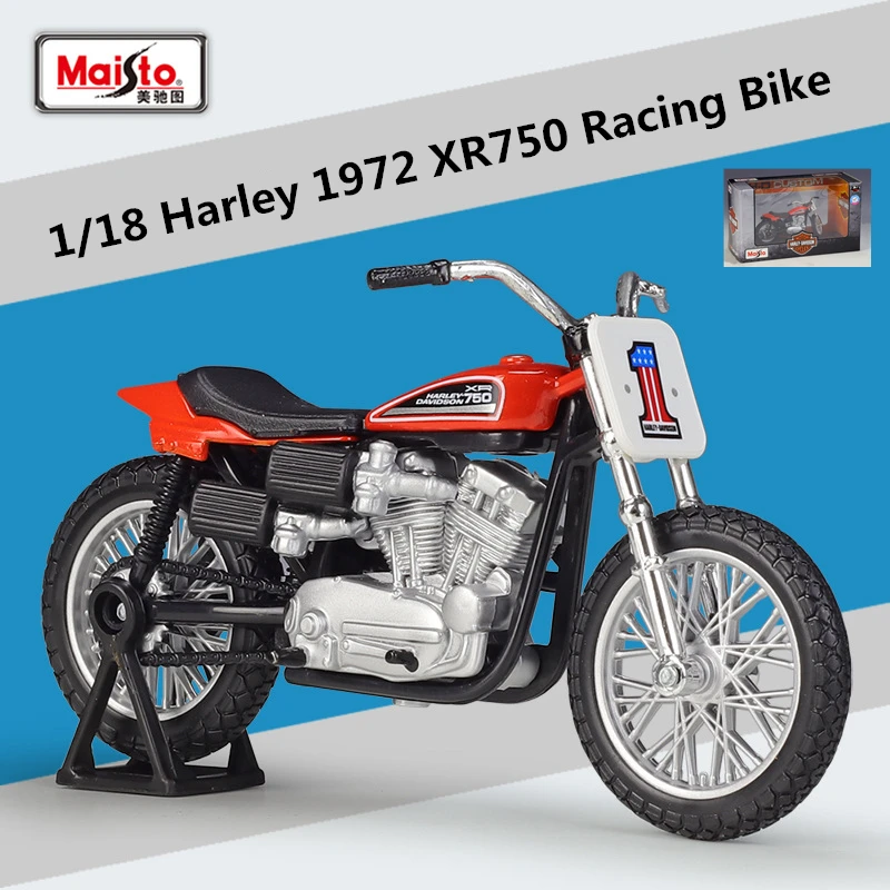 Harley Davidson XR750 1:18 Scale Model Motorcycle 8 Harley Davidson XR750 1:18 Scale Model Motorcycle - Image 8