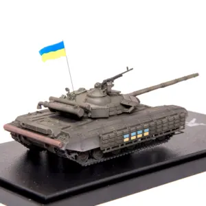 1:72 Scale Ukrainian T-64BV Tank Model 11 S632e48ac9c4f4f3d88f0ca39e89ad5ddT