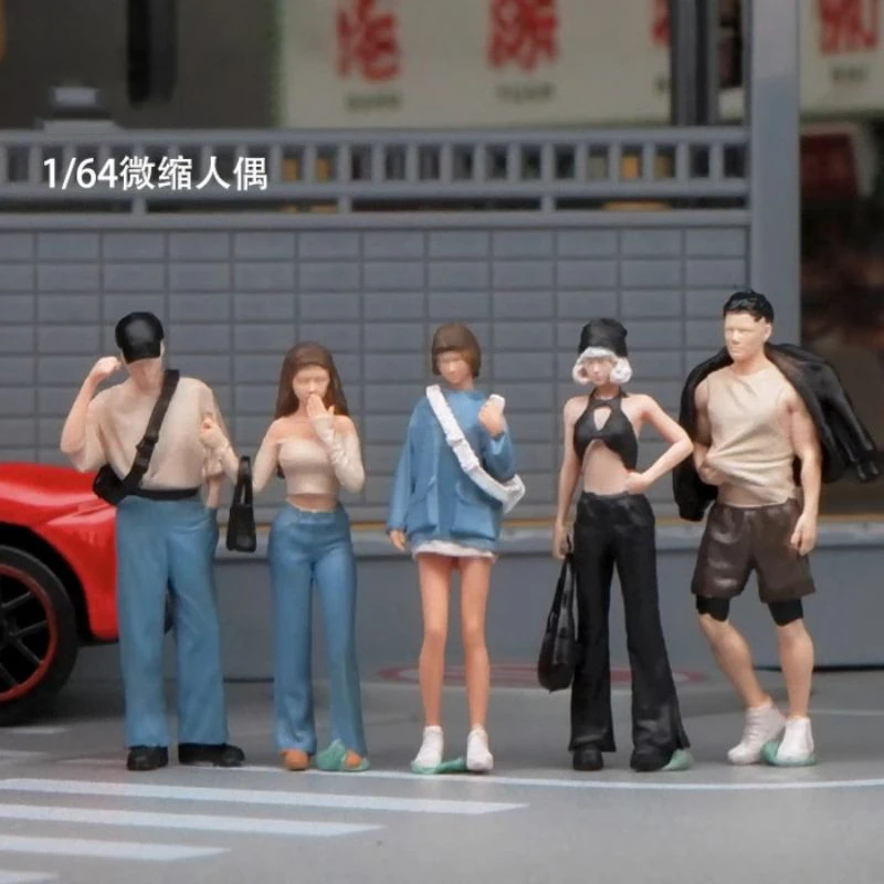 1:64 Scale Hand-Painted Resin Miniature Figures 6 1:64 Scale Hand-Painted Resin Miniature Figures - Image 6