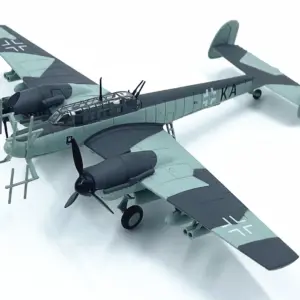 1:100 Scale German Bf110G-4 Fighter Model 9 S63ae17fa87fd4efaa2e2e42e571747c2R