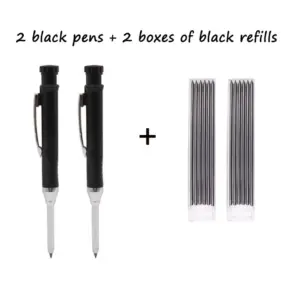 Long Head Mechanical Pencil Set with Refills 22 S63d97d9b5bb141578f1bc24e2e9827c8Z