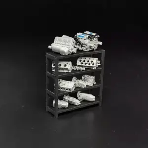 1/64 Scale Miniature Garage Scene Model 21 S63e503dcbd574e1088b734629007e22bQ