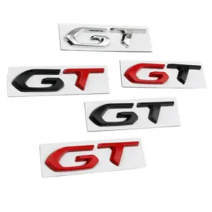 3D Metal GT Logo Emblem Badge for Kia Peugeot 9 S6415371172004fe589414e04a0d844716