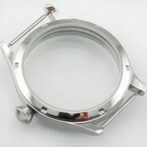 Elegant 44mm Stainless Steel Watch Case 8 S64381ba137f943a9a90df0ee0fd6ee5bP