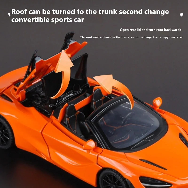 Alloy Die-cast 1:32 McLaren 720S Sports Car 5 Alloy Die-cast 1:32 McLaren 720S Sports Car - Image 5