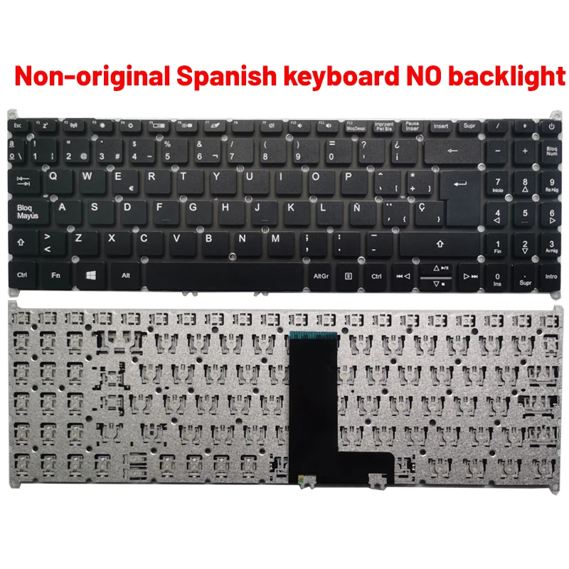 Black Keyboard for Acer Aspire Models A515 Series 11 Black Keyboard for Acer Aspire Models A515 Series - Image 11