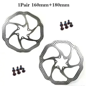 Bicycle Disc Brake Rotor 160mm 180mm Stainless Steel 26 S65e6890889b54037b99a7708860a1e4dP