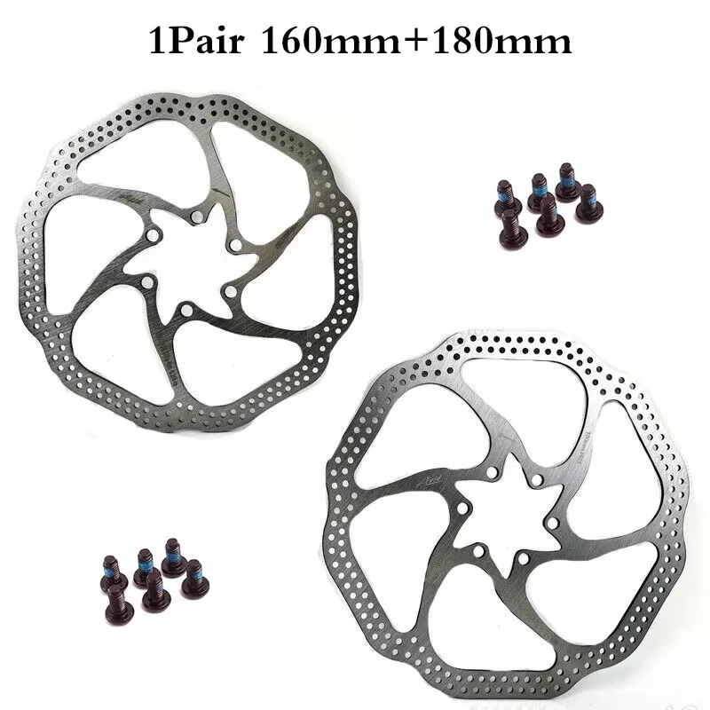 Bicycle Disc Brake Rotor 160mm 180mm Stainless Steel 11 Bicycle Disc Brake Rotor 160mm 180mm Stainless Steel - Image 11