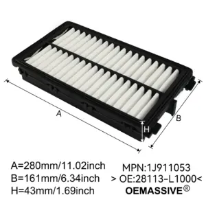 Hyundai Kia Engine and Cabin Air Filter Set 7 S6674d1c0ff3947e9b736b6caa1515ef5A