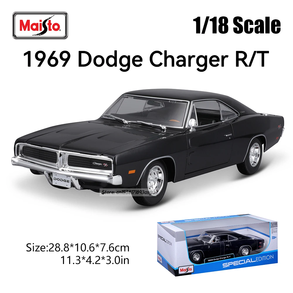 Maisto 1:18 Scale 1969 Dodge Charger R/T Model 3 Maisto 1:18 Scale 1969 Dodge Charger R/T Model - Image 3