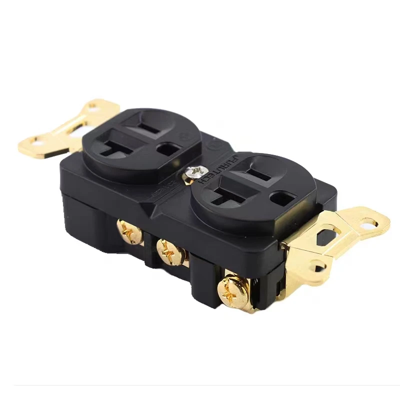 High-End Duplex Receptacle 20A 125V AC 2 High-End Duplex Receptacle 20A 125V AC - Image 2