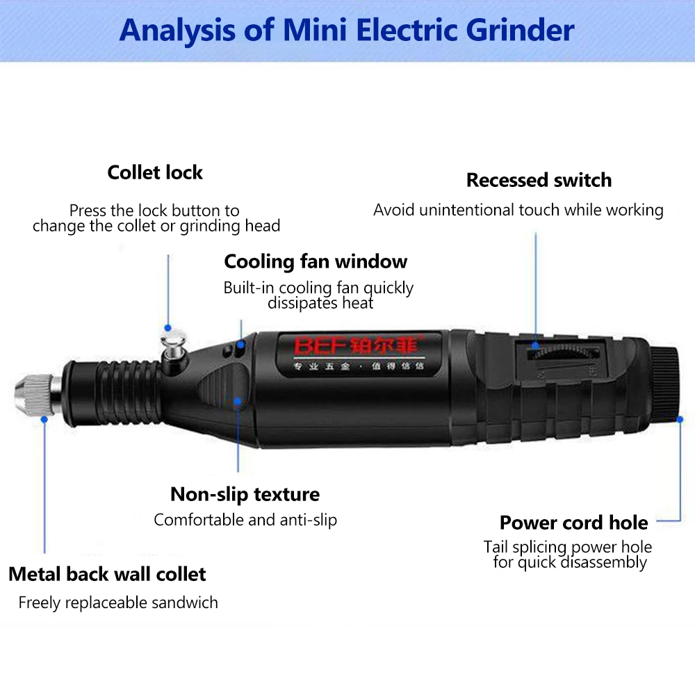USB Electric Drill with 26 Accessories 3 USB Electric Drill with 26 Accessories - Image 3