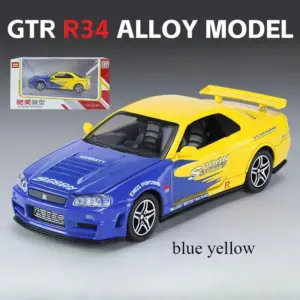 Nissan GTR R34 1:32 Scale Diecast Model 20 S68938578ed104d5996c29d1813b6a31aX