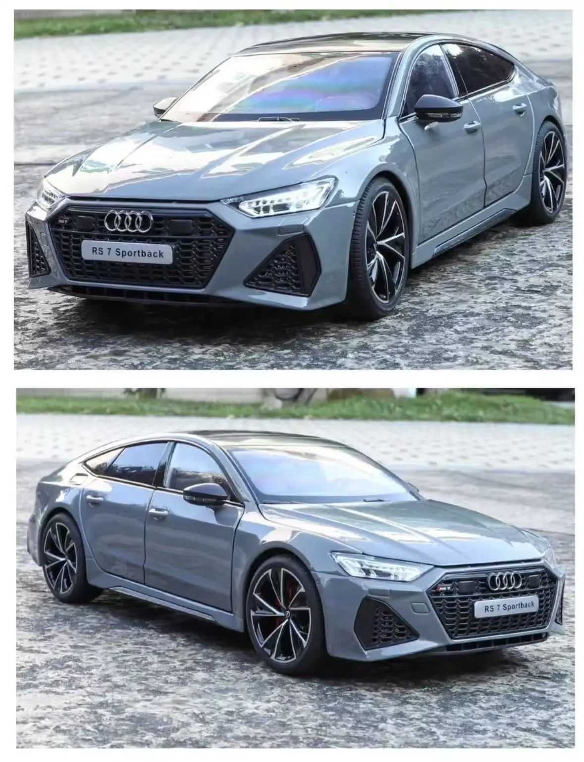 1:18 Scale Audi RS7 Diecast Model in Black 3 1:18 Scale Audi RS7 Diecast Model in Black - Image 3
