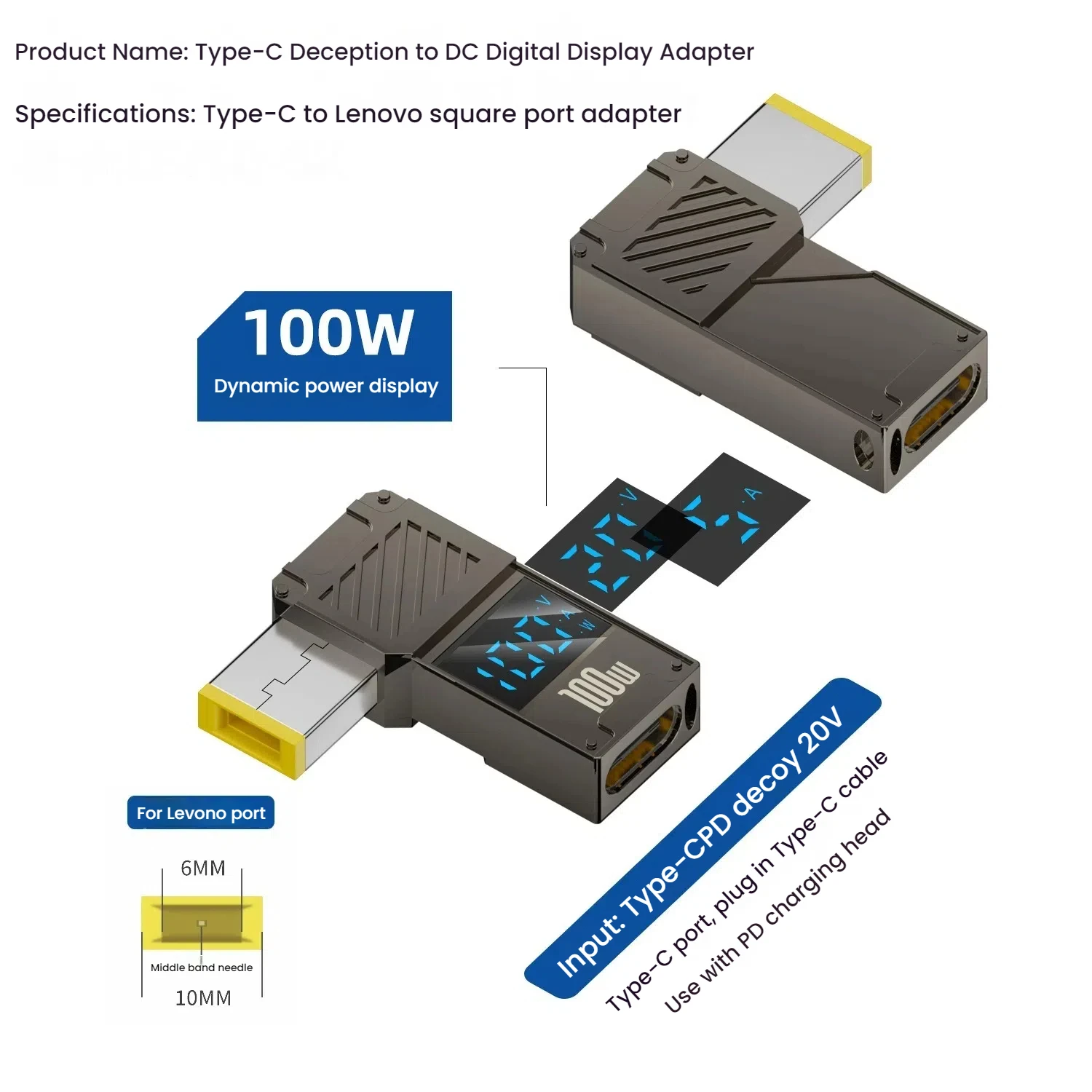 PD 100W Laptop Charger for Lenovo HP Dell 35 PD 100W Laptop Charger for Lenovo HP Dell - Image 35