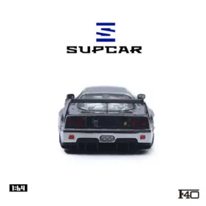 F40 Diecast Model Car 1:64 Scale Silver Finish 8 S69f7efaaef3d4d25bad32f64ae573611W