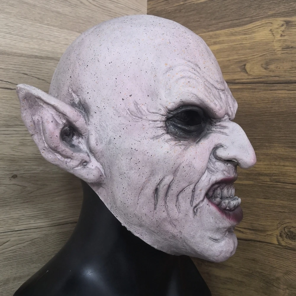Nosferatu Grey Vampire Latex Mask for Adults 4 Nosferatu Grey Vampire Latex Mask for Adults - Image 4