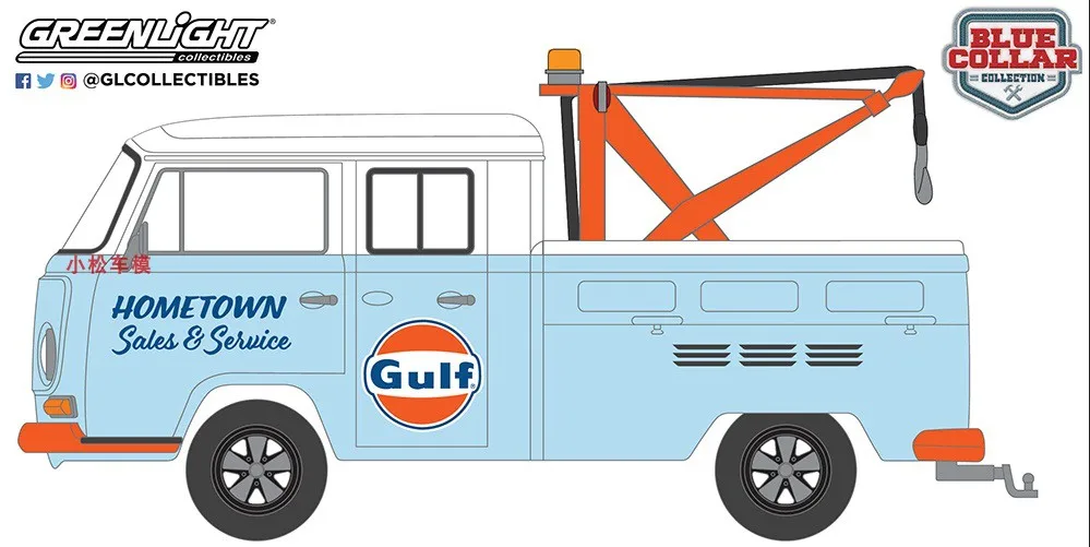 1969 Volkswagen T2 Onboard Crane Model 1:64 Scale 4 1969 Volkswagen T2 Onboard Crane Model 1:64 Scale - Image 4