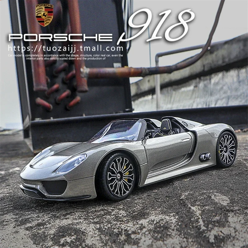 WELLY 1:24 Porsche 918 Spyder Diecast Model 2 WELLY 1:24 Porsche 918 Spyder Diecast Model - Image 2