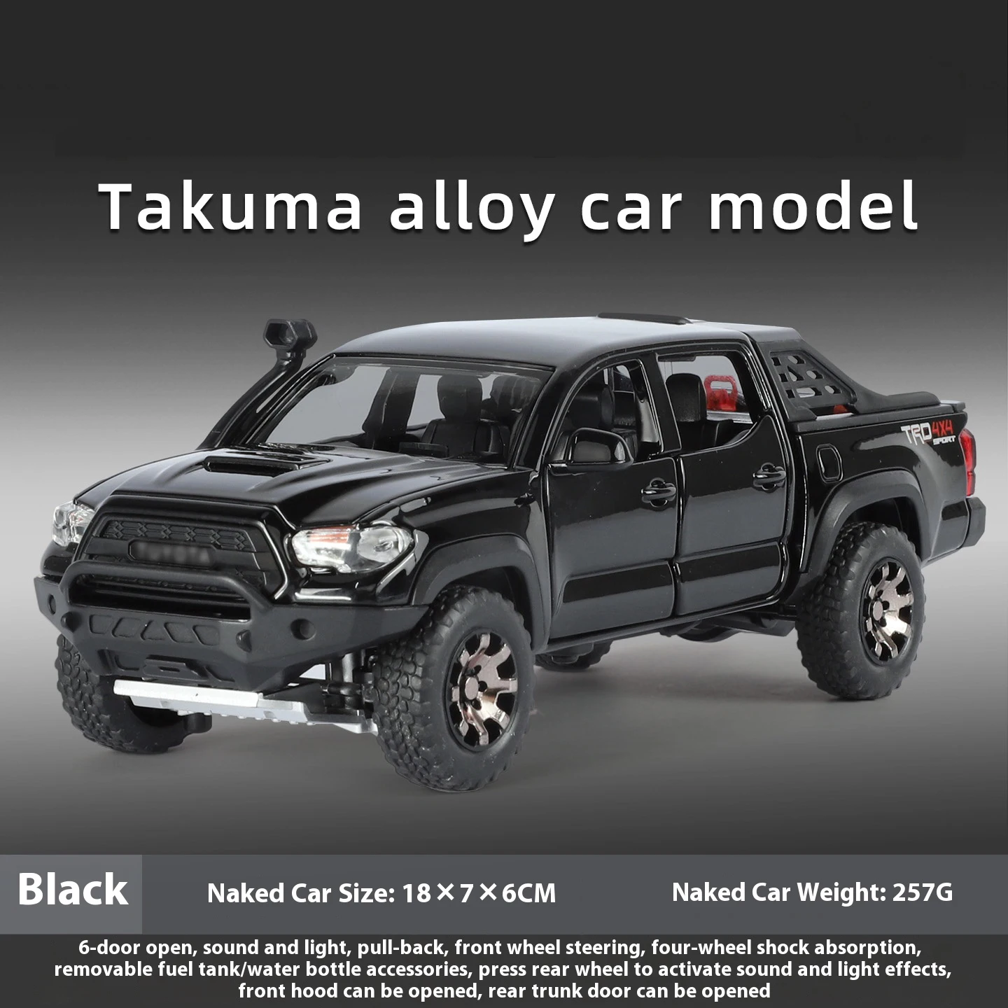 1:32 Scale Toyota Tacoma Model Truck 8 1:32 Scale Toyota Tacoma Model Truck - Image 8