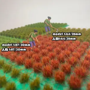 Set of 70 Miniature Static Grass Tufts 15 S6e246dc2b497458eabf3dbf17bc18303F