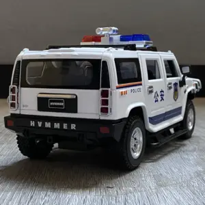 Police Hummer H2 1:24 Diecast Model Car 13 S6e9844f3c94048f88985a4cd4b721420q