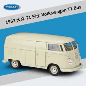 1963 Volkswagen T1 Bus 1:24 Diecast Model 15 S6f5e5be0a69b422aa369353f4bbb8d0fY