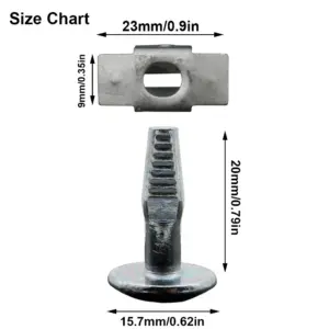 10 Metal Fasteners for Peugeot and Citroen 7 S6f62a5eb1994496092a2a25297f4c6acQ