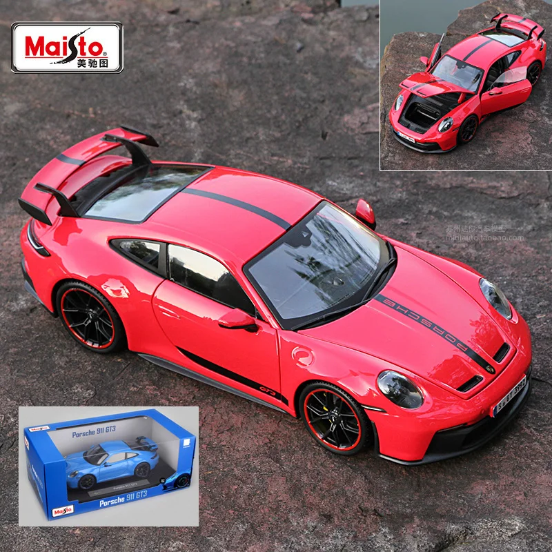 Maisto 1:18 2022 Porsche 911 GT3 RS Model 8 Maisto 1:18 2022 Porsche 911 GT3 RS Model - Image 8