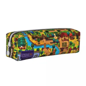 Stardew Valley Map Leather Pencil Case