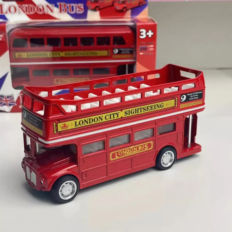 1:64 Scale London Bus Alloy Model Red 7 1:64 Scale London Bus Alloy Model Red - Image 7