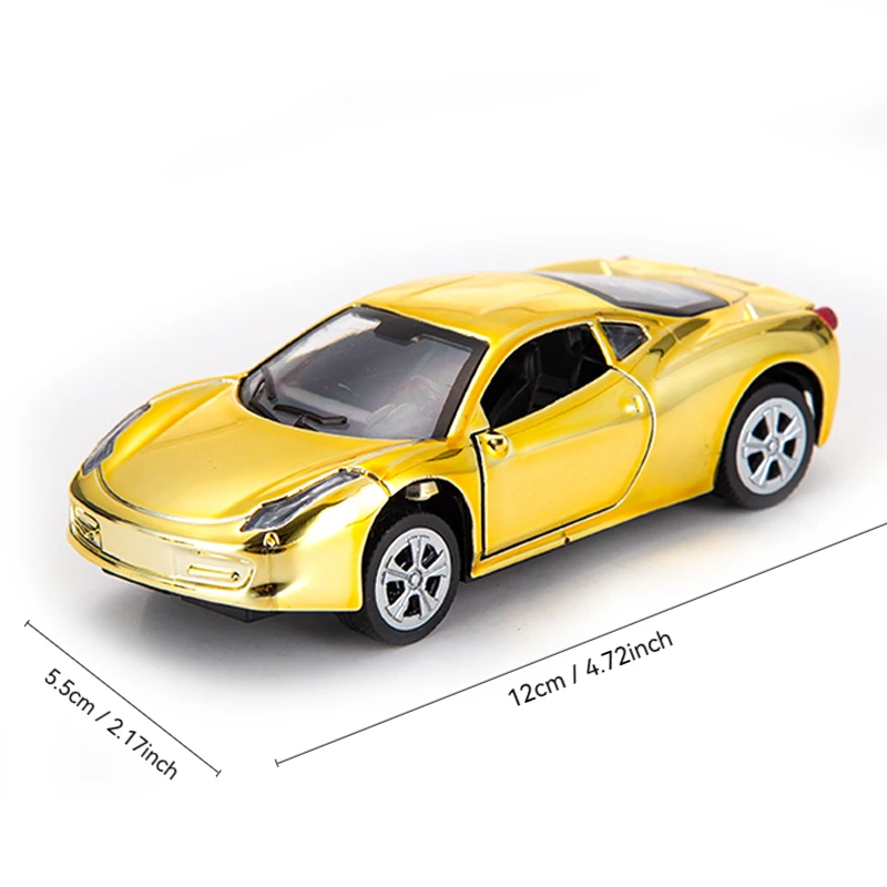 1:32 Scale Electroplated Diecast Car Collection 6 1:32 Scale Electroplated Diecast Car Collection - Image 6