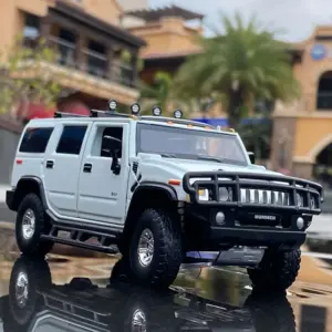 Hummer H2 1:32 Scale Diecast Model Blue 13 S70b215bf0f9f4dc59dbba9d511218327H