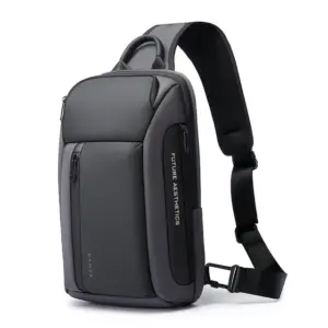 BG-7566 Modern Black Chest Bag for Essentials 18 S71268d3206fc4c948be25d25285a9185v