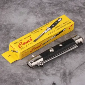 Folding Pocket Comb with Automatic Mechanism 9 S71d5354d2d17412ca329a9ba5655e96c6