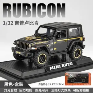 1:32 Jeep Wrangler Rubicon Diecast Model Car 21 S7218a04d430b4fa8bb154aad2f0de677Z